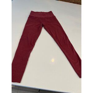 Beyond Yoga High-Waisted Red Leggings S Soft Stretchy Fabric Womens Loungewear
